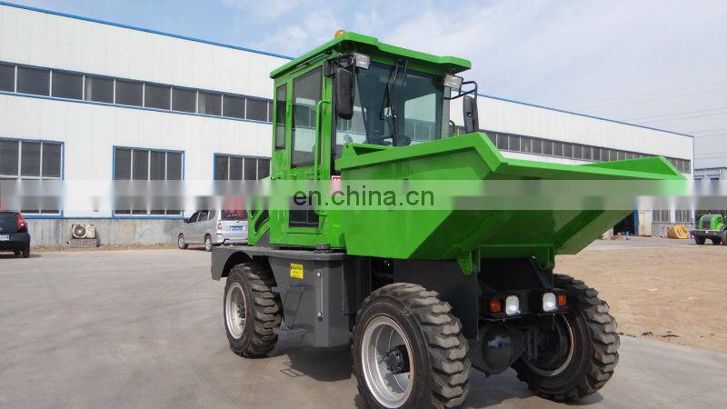 FCY20 2ton 4x4 drive hydraulic mini site dumper for sale