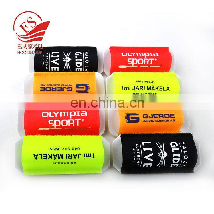 Stock Reusable Hook Loop EVA Ski Pole Holder snow sport ski poles sleeve with lowest price