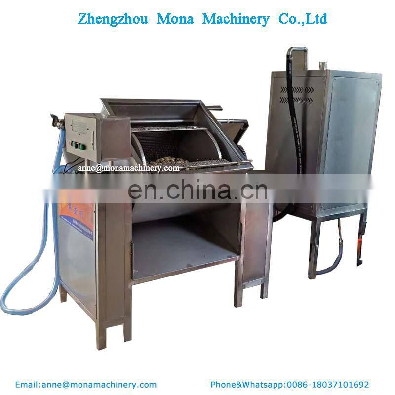 Stainless quail egg shelling production line