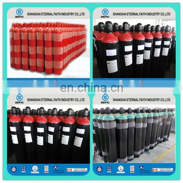 New Style Bottled Gas Price Seamless Steel Acetylene gas cylinder price