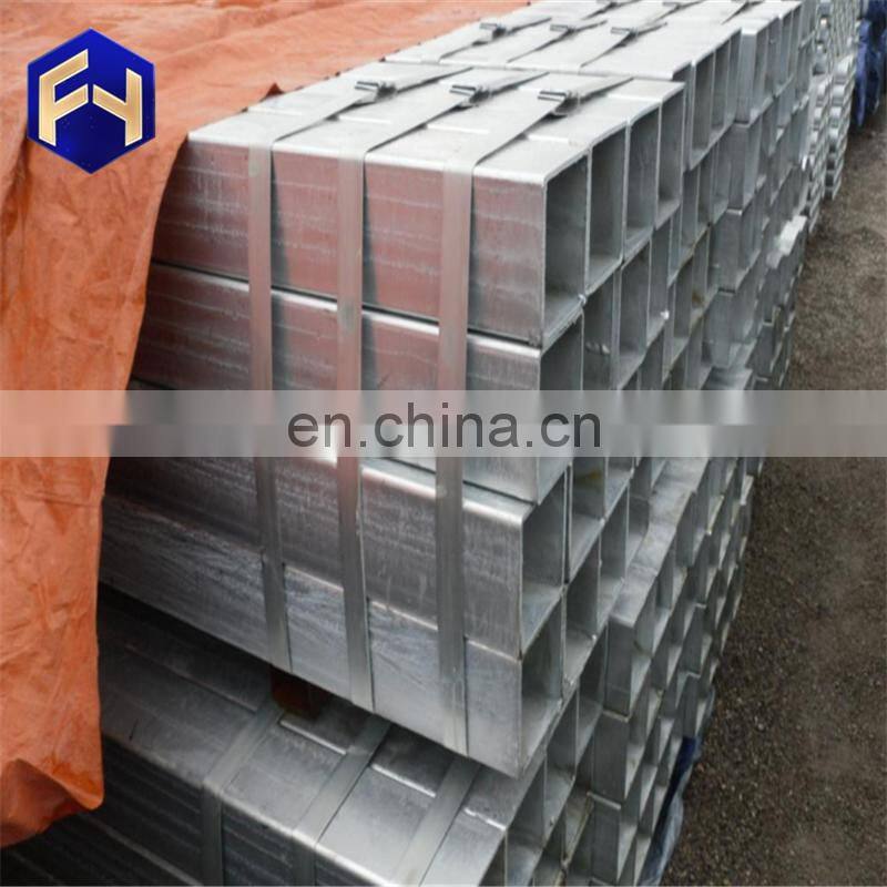 FACO Steel Group ! galvanised/gi astm a500 gr.c galvanized square steel pipe made in China