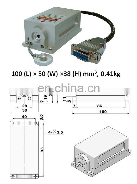 SLM Green 532nm Green Single longitudinal mode Laser for Holography