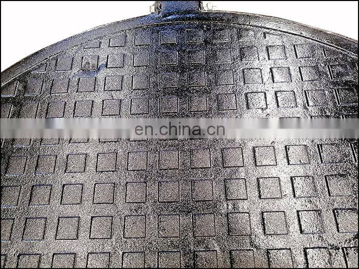 EN124 b125 800mm ductile cast iron heavy duty round manhole cover