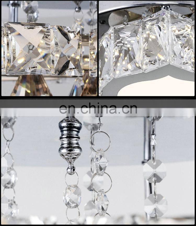 modern minimalist LED K9 Crystal ceiling Lights living room light Fixtures