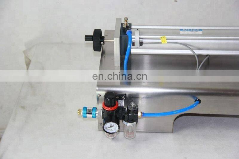 one head Semi-Automatic Cream Paste Body Lotion Glass/Metal Jar Filling Machine