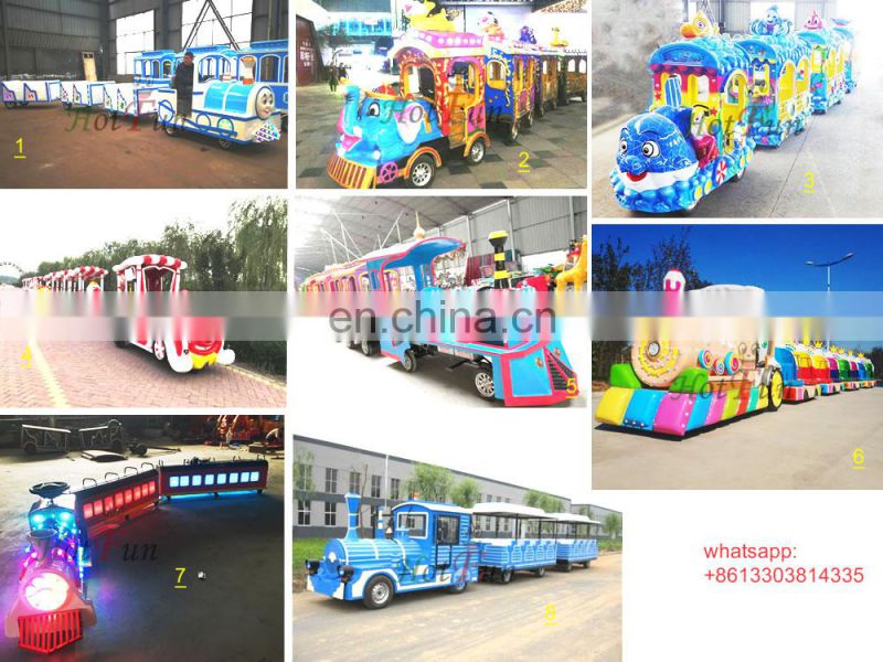 manege amusement park trackless electric train rides for sale