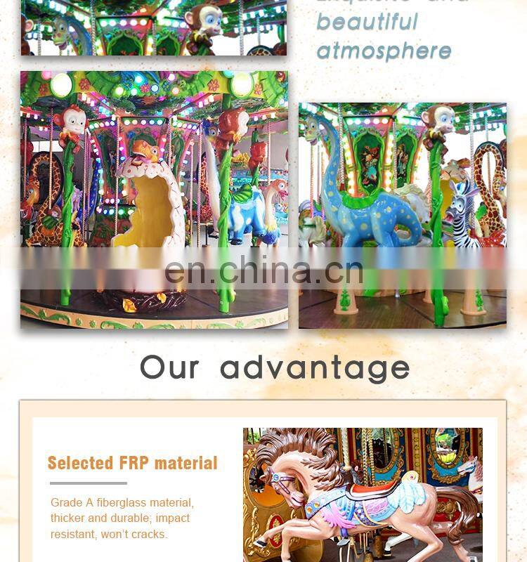 Zoo Adventure Park Kiddie Carousels Rides For sale price