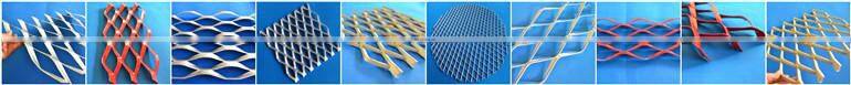Aluminum Decorative mesh Expanded metal Building Exterior facade panel