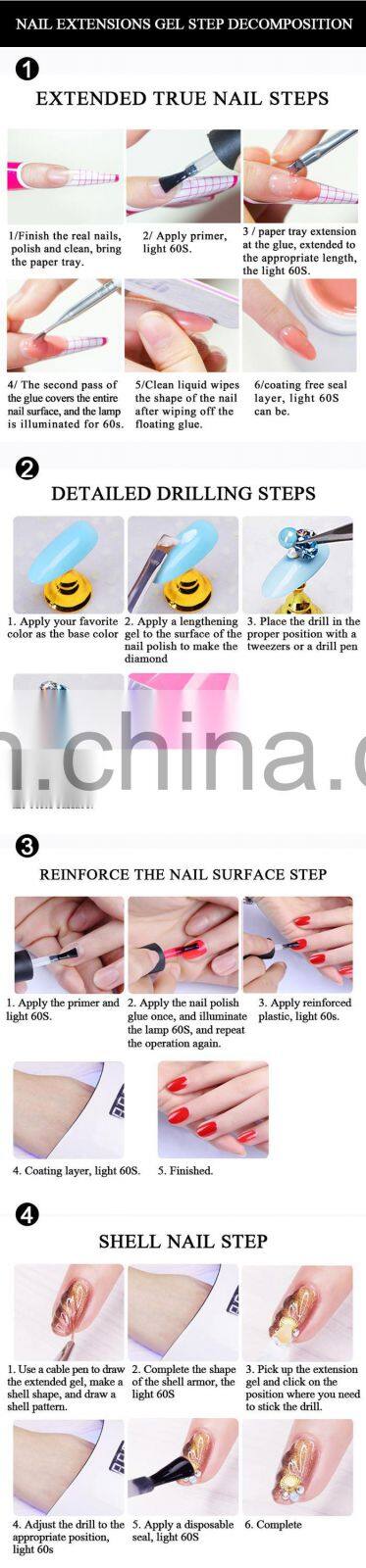 Yayoge High Quality nail color builder gel