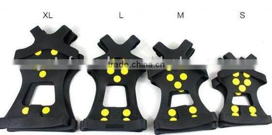 Durable Rubber anti-slip shoes cover magic spike ourdoor ice gripper