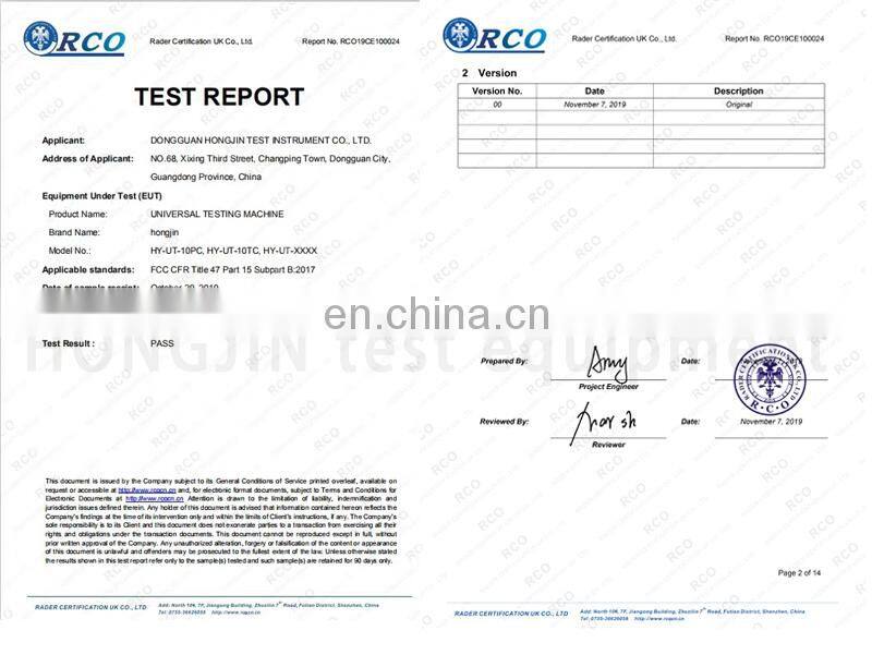 Vertical Universal Computer Servo Motor Tensile Testing Machine Price