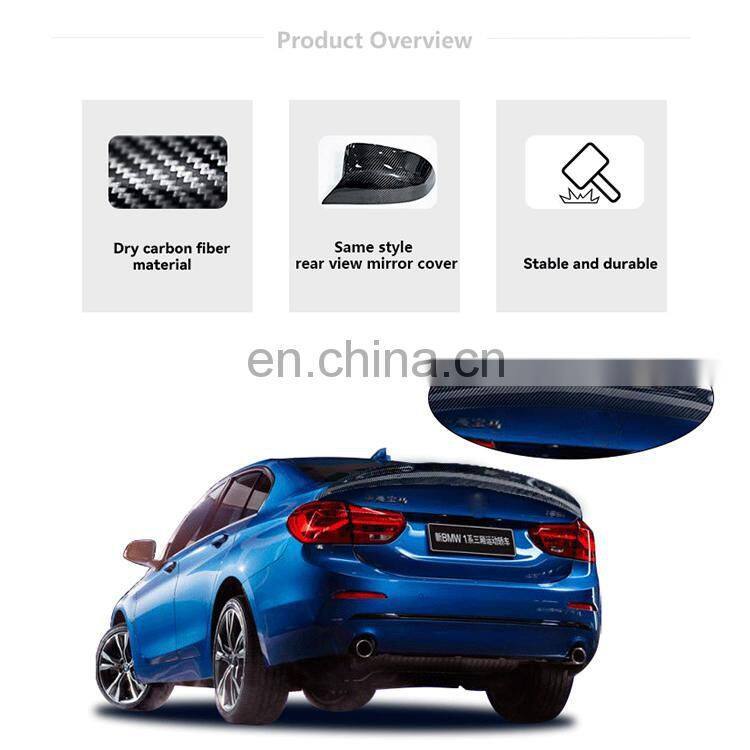 2015-2018 for Mercedes-Benz C-Class W205 4-Door Sedan PSM Style Dry Carbon Fiber Rear Spoiler