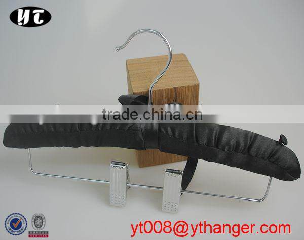 Satin shirt hanger soft clothes fabric hanger