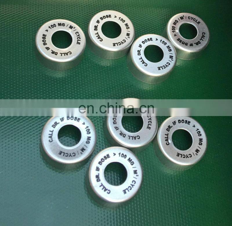 automatic metal bottle cap single colour pad printer 100 x 300 90 mm ink cuo