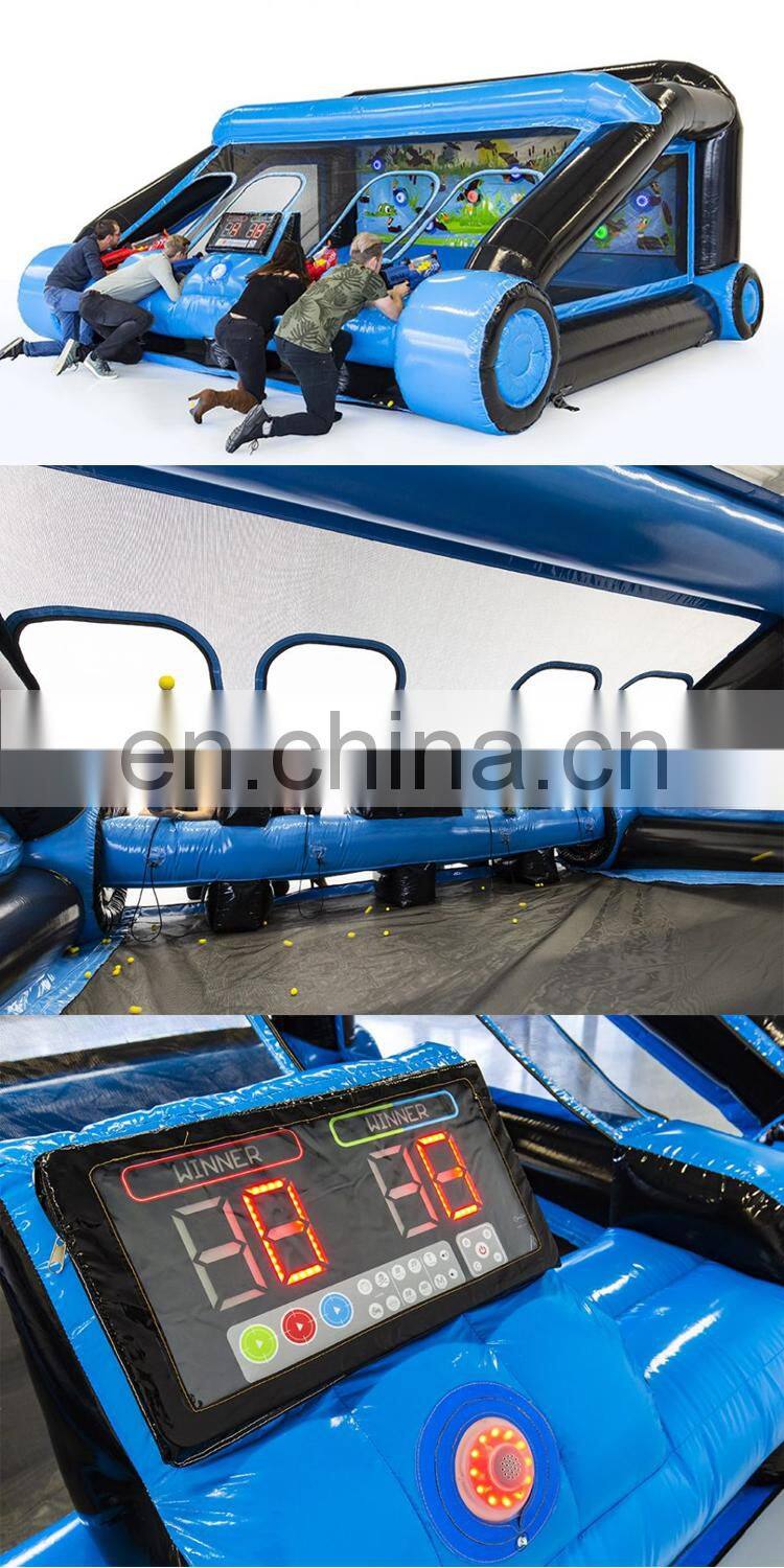 Interactive Games Inflatable Shooting Gallery Games with IPS for Sale