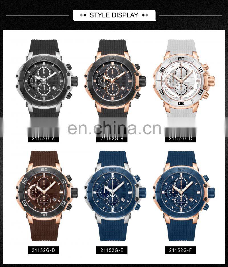 2018 luxury mens sports digital watch stainless steel back multifunction watch with water resistant