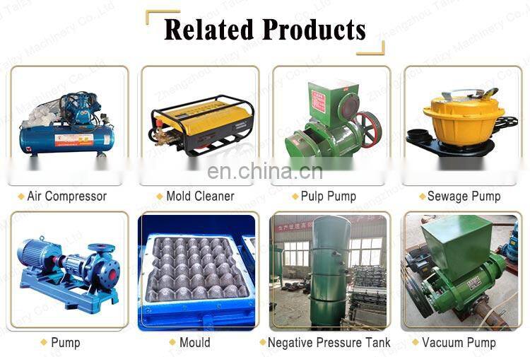 pulp moulding egg fruit tray machine Recycling Waste Paper Egg Tray Machine With CE Approved