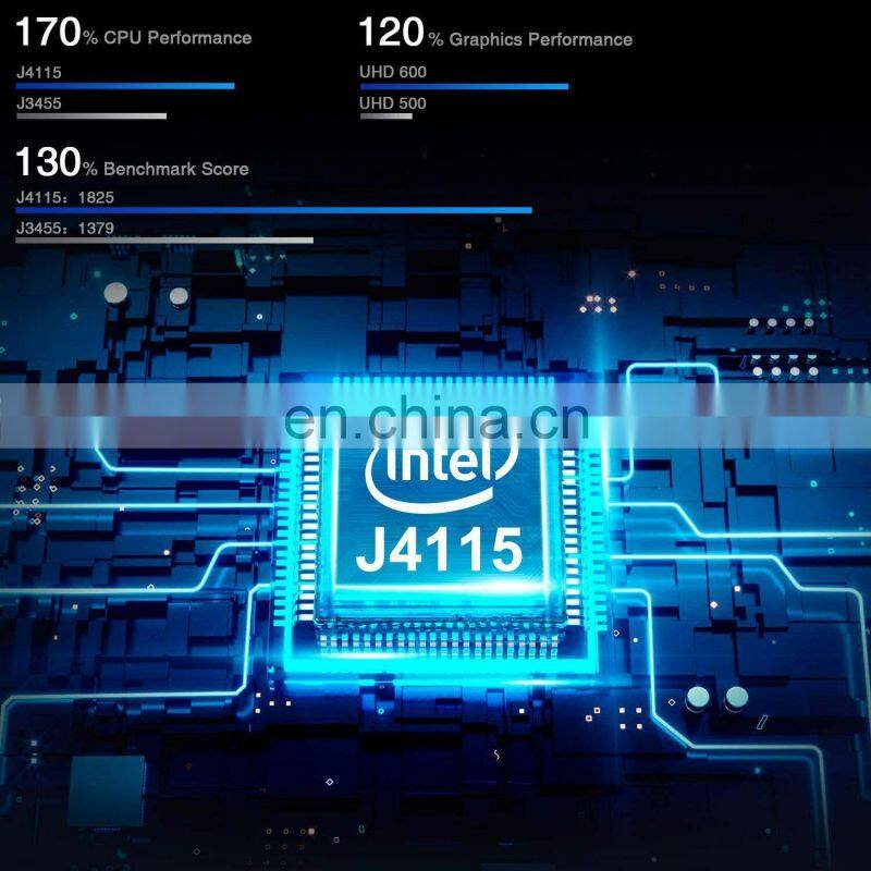 LarkBox World's Smallest 4K Mini PC Intel Celeron J4115 Quad Core 6GB RAM 128GB ROM Win10 Desktop Computer HD MI USB-C