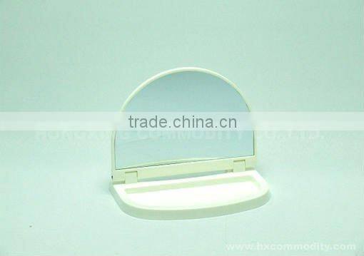 Large wave-shaped bathroom mirror