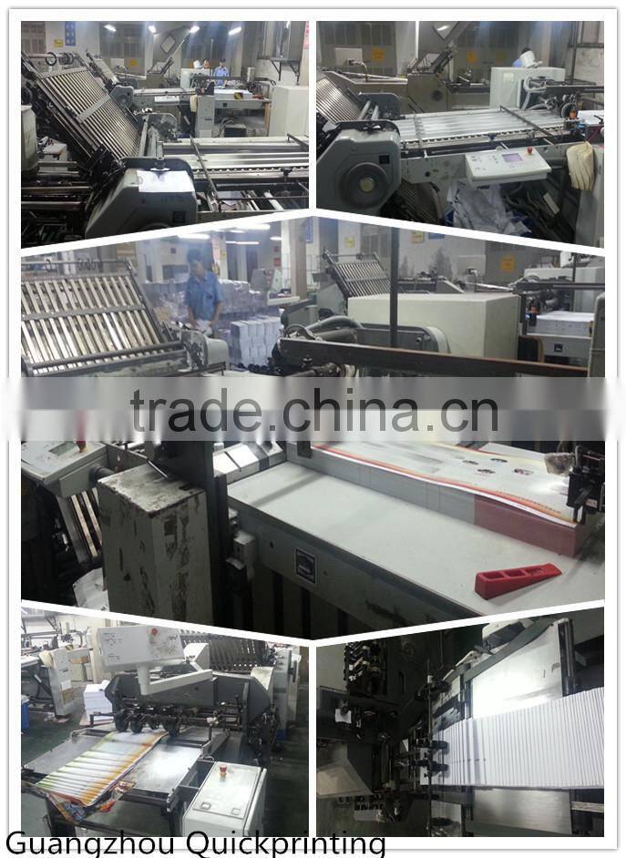 High quality & cheap with coloful folder printing!