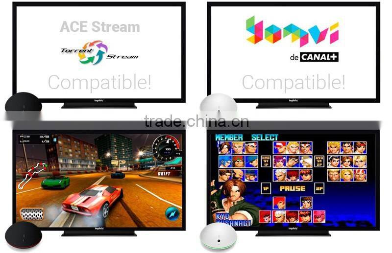 HD iptv box android 4.4 Amlogic S805 Inphic spot i5 balck white blue red colors for US UK AU EU plug best iptv ott box