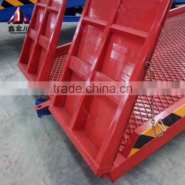 Mobile dock ramp, loading dock ramp, forklift mobile hydraulic yard ramp