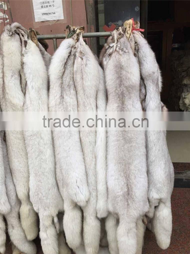 Factory Direct Top Fox Skin Raw Material Whole Fox Skin