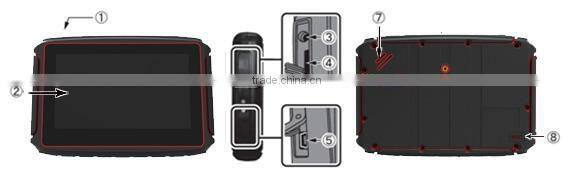 Top sale motorcycle/car truck GPS navigation with customized logo design