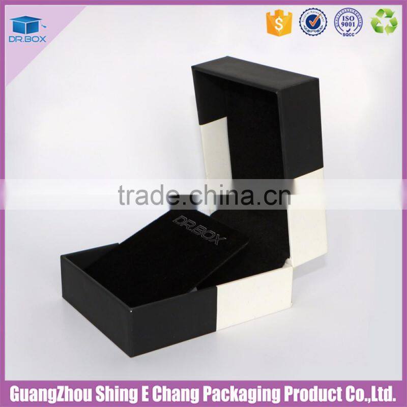 2016 Low price Vinyl paper jewelry wooden box