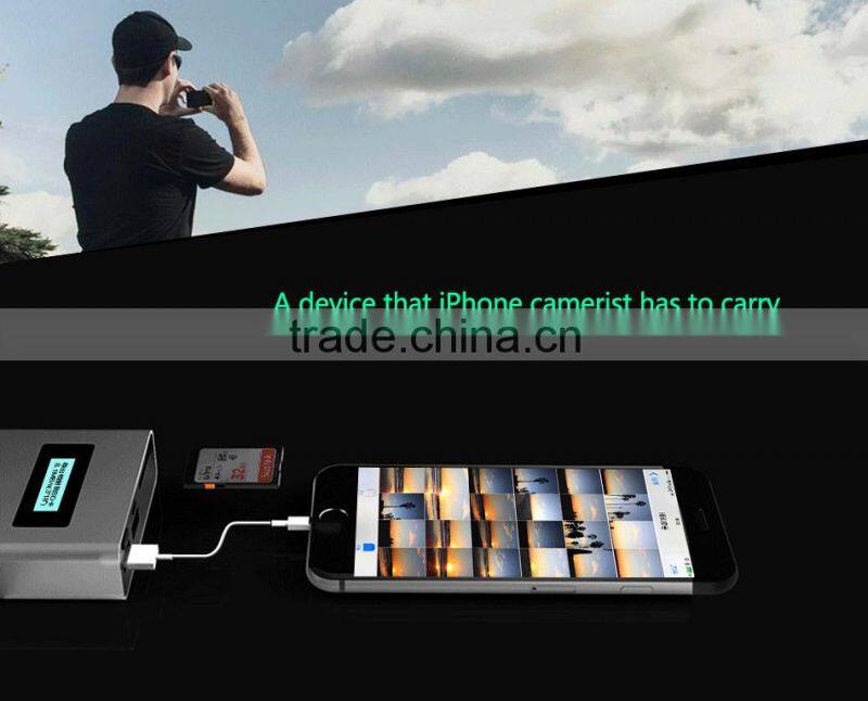 multifunction i flash drive with 2-usb port power charge