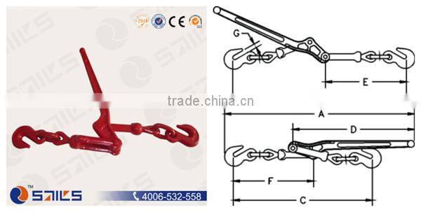 Spray Surface Standard Lever Type Load Binders With Hooks