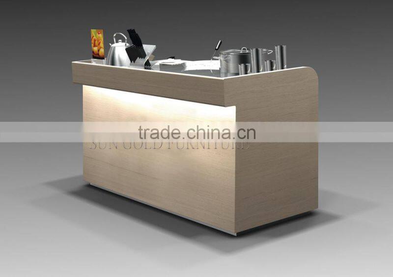 Checkout counter wooden display counter cash counter(SZ-WDR016)