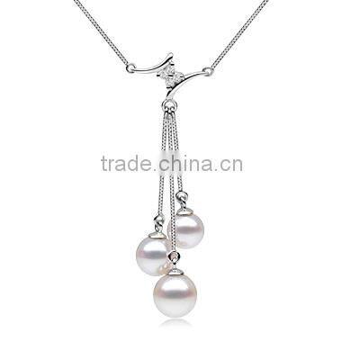 Factory Wholesale Price 925Silver Freshwater Pearl Necklace