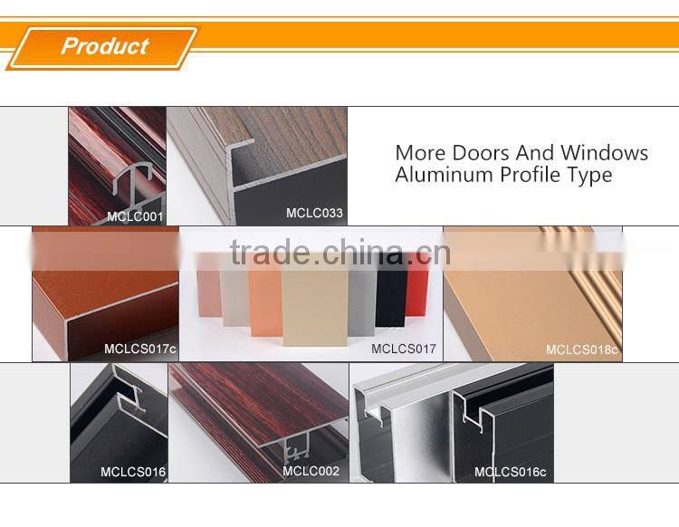 Aluminium profile for door and window