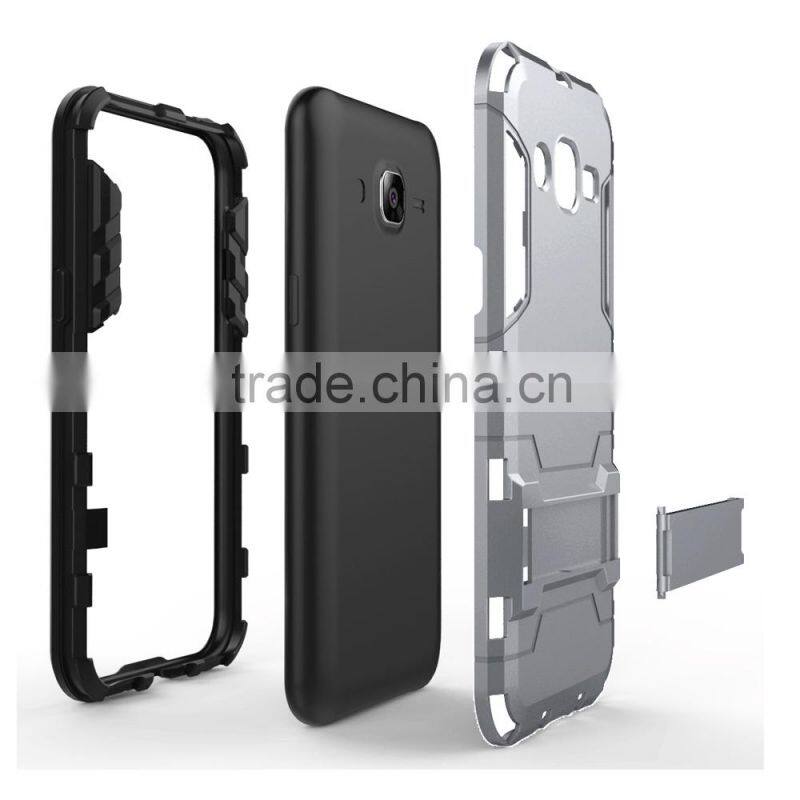 Fahsion Cool Phone holder Cover Case for J2 Mobile Phone Back Shell with stents MT-4787