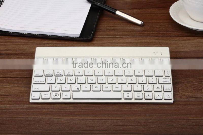 Ultra-Slim Universal Bluetooth Keyboard For IOS/Android/Windows (White)