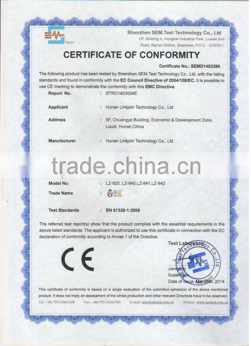 LINKJOIN LZ-840 fluxmeter fluxmeter magnetic flux meter manufacture with CE Certification trade assurance supplier