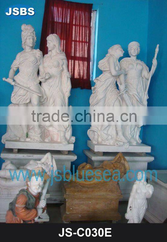 White marble Virgin Mary