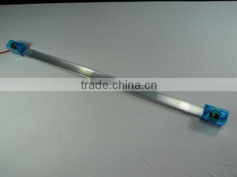 1x20W T8 blue transparent lamp holder Aluminum alloy lamp fixture