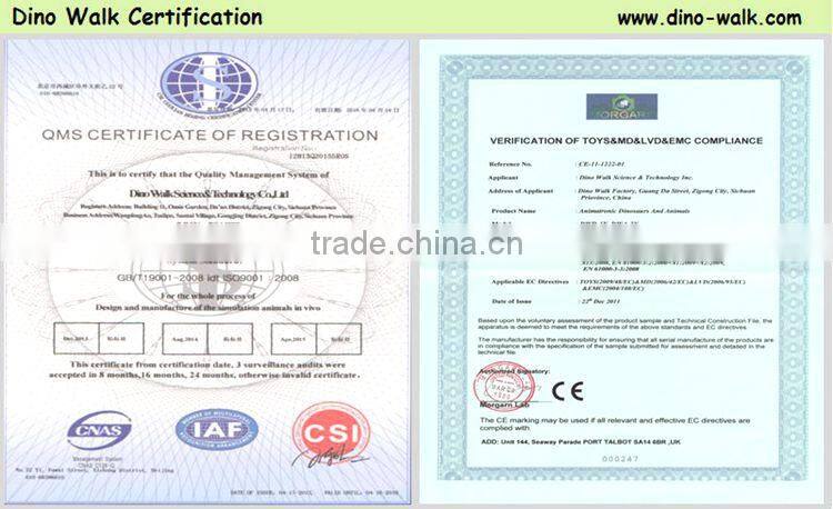 Entertainment kids ride animatronic emulation realistic robotic dinosaur