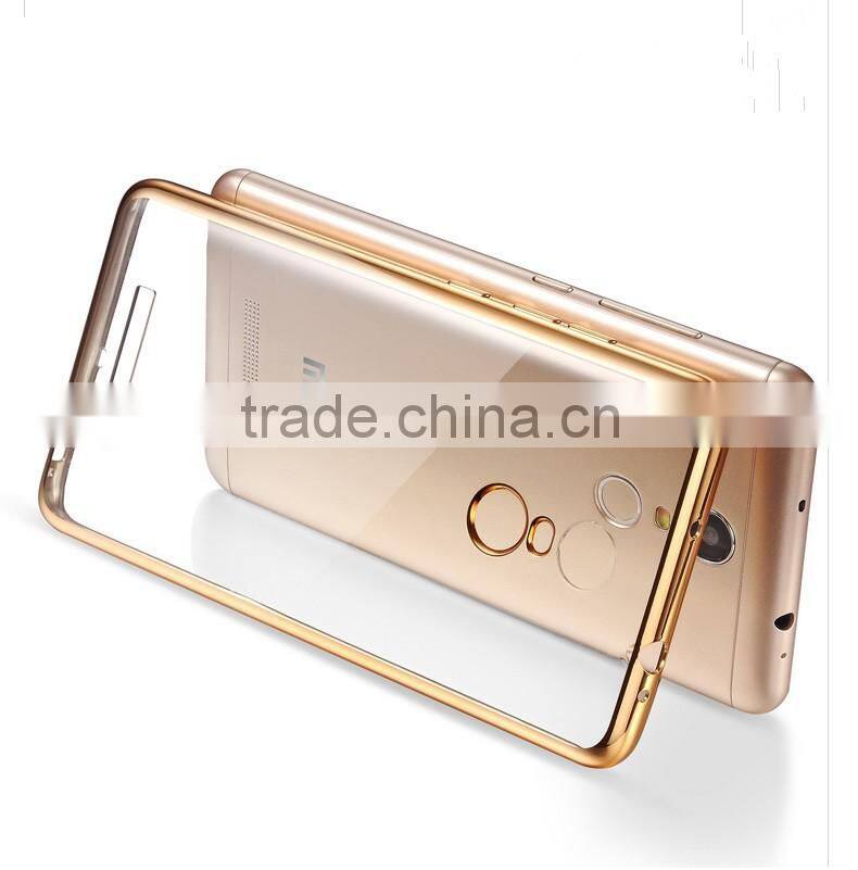 Keno ultra thin soft electroplate TPU Case Cover for Xiaomi Redmi Note 3