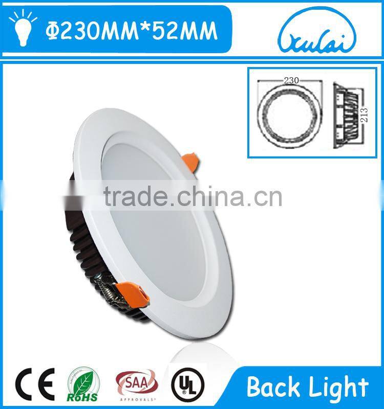 Led manufactures in china die-casting aluminum 22W embedded downlight