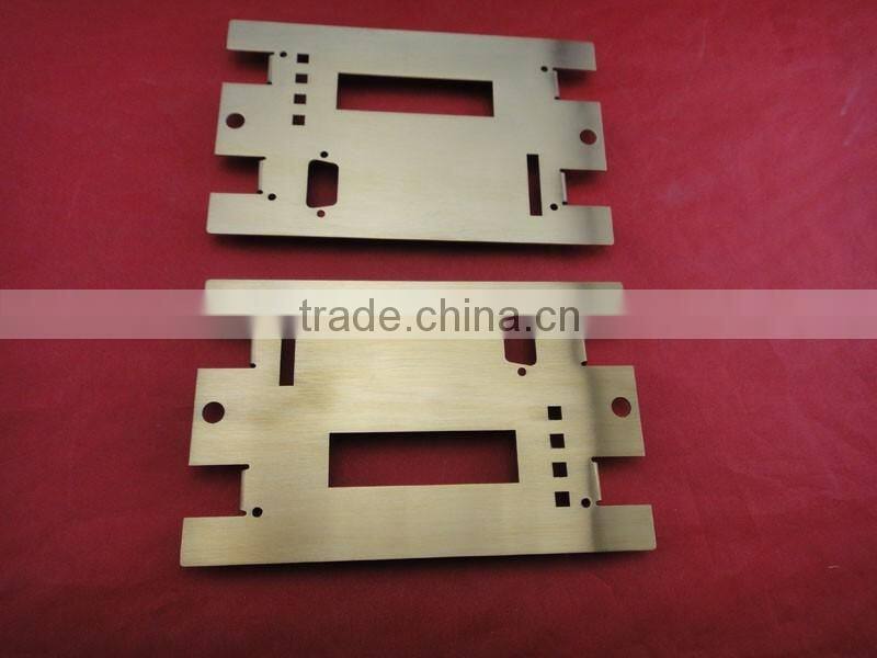 High precision gold chromate metal stamping