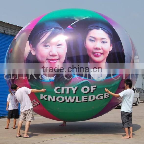 Customized Inflating transparent zorb inside ball for games