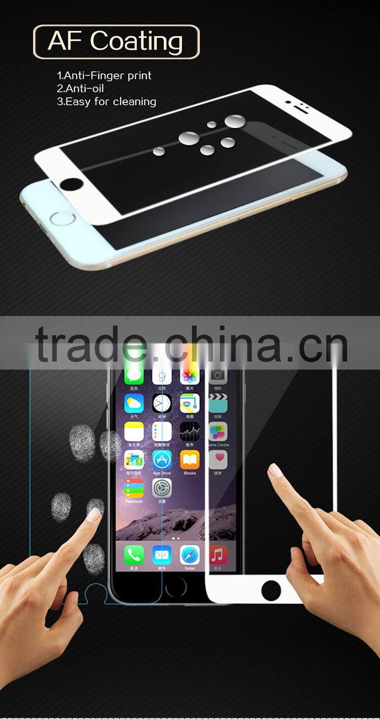 newest arrivel 2.5D 9h anti spy tempered glass screen protector for iphone