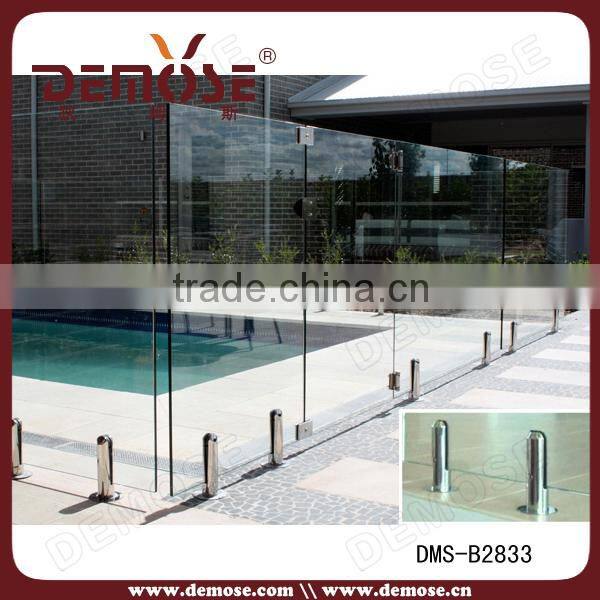swimming pool hardware/stainless steel swimming pool cover for glass railing