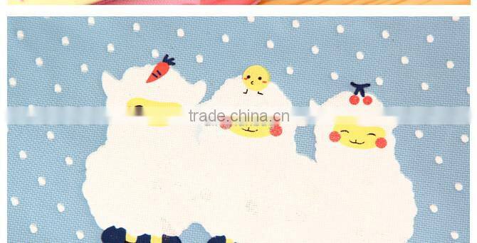 2015 cute cartoon Factory wholesale eco friendly oxford file bag, documents pouch