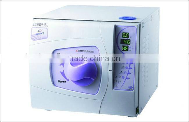 CE approved class B 18L dental portable autoclave sterilizer
