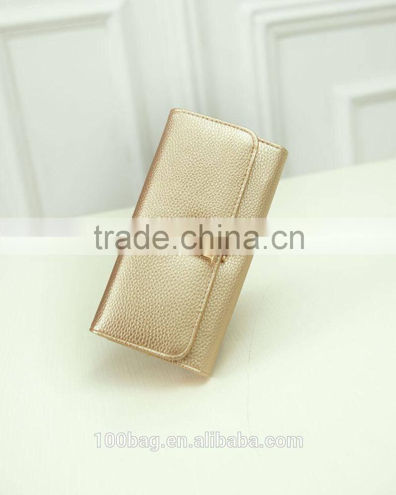 Handbags 2016 new fashion trend of the D word generous leather clutch wallet long section of zero Miss Qian Bao wallet