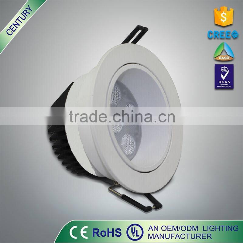 Free samle CE IP20 12W round led white outdoor downlight